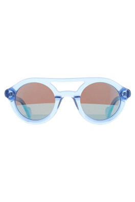 ML0014 Sunglasses - Shiny Light Blue / Blue