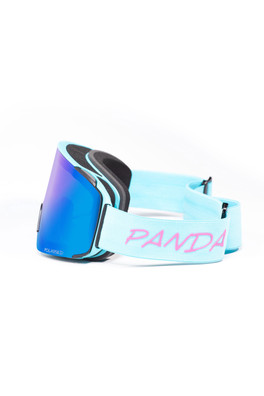 Dual Vision Polarised Magnetic Ski Goggles - Blue cylindrical lens