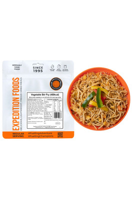 Vegetable Stir Fry Camping Food (450kcal) - Vegetable Stir Fry