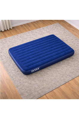 Intex Wave Beam Double Inflatable Airbed - Blue