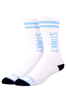O G Unisex Socks - White/Blue