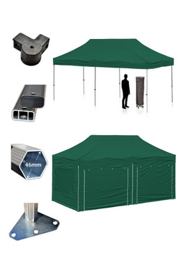 Pro30 6m x 3m Gazebo - RACKING GREEN
