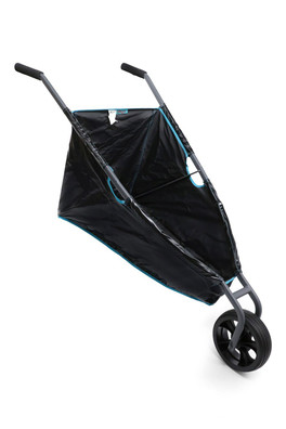 Country Portable / Collapsible Wheelbarrow - Black / Blue