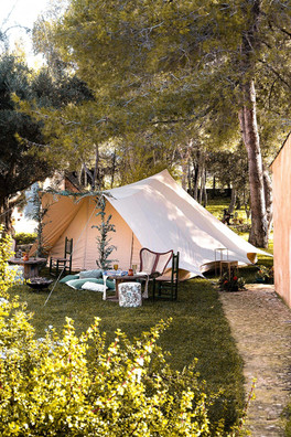 5x4m Tucana Tent Single Door Canvas Lite 200gsm - Sandstone