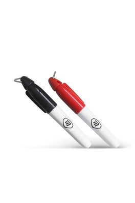 2 Waterproof Golf Ball Marker Pens - Multicoloured
