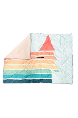 Insulated Outdoor Blanko - Tonal TreeTops (Blue)