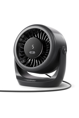 TurboBreeze USB Desktop Turbo Fan - Black