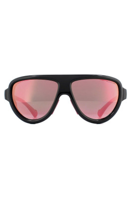 ML0089 Sunglasses - Black / Pink Mirrored