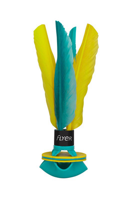 Flyer Soft Rubber Shuttlecock - Green/yellow
