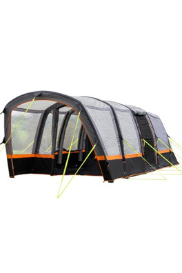 Blakedown Breeze 4 Berth Inflatable Tent - Black/Charcoal/Orange Trim