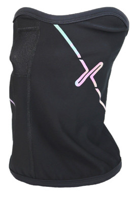 Unisex Reflective Maze Runner Face Mask - Black