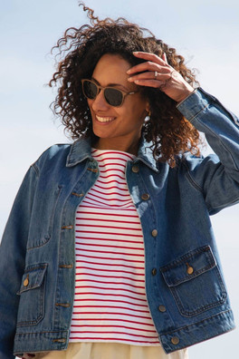 Women's Denim Jacket - Mid Blue