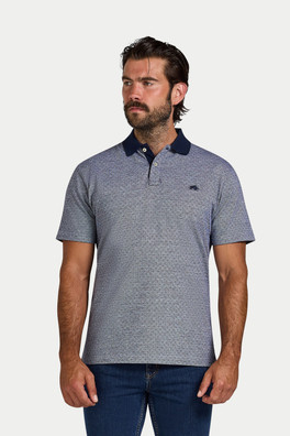 Dobby Jersey Mens Polo - Navy