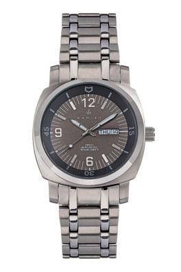 Stealth Bracelet Deep Diving Watch with day/date - Grey