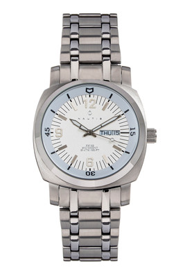 Stealth Bracelet Deep Diving Watch with day/date - White