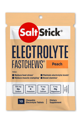 120 Electrolyte FastChews Chewable Tablets - Perfectly Peach