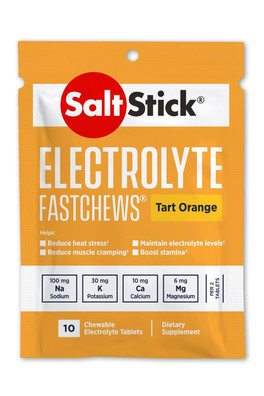 120 Electrolyte FastChews Chewable Tablets - Tart Orange