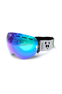 Diablo Polarised Adult Ski Goggles - White