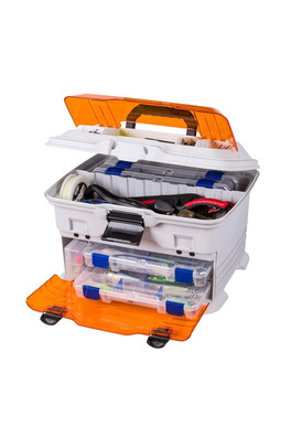 T4P Pro Multiloader Portable Fishing Tackle Box - Orange