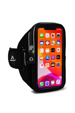 I-40 Running Armband With Zippered Storage - Black Large