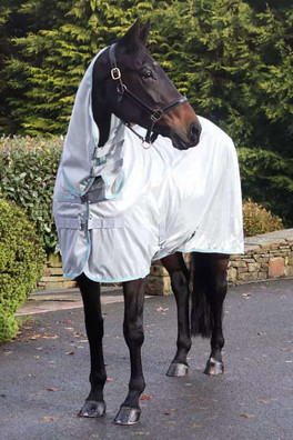 Ventomasta Combo Neck Fly Rug - Grey
