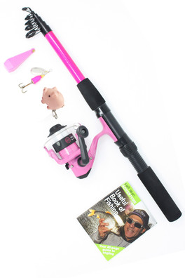 Fish4Fun Piggsy Kids Fishing Set - 1.8m 5-20g
