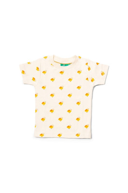 Ducks Baby Kids 100% Organic Cotton T-Shirt - Cream