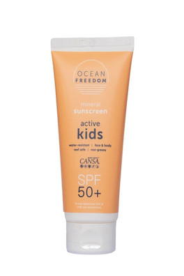 Kids Mineral Sun Cream Active SPF 50+ UVA 100ml - White