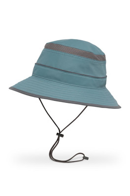 Solar Unisex Water-repellent UPF 50+ Bucket Hat - Bluestone