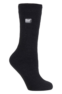 Womens Lightweight Thermal Socks - Black