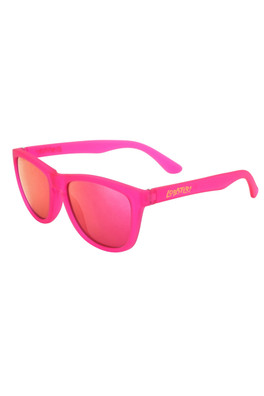 Schwarzeniper Polarised Wayfarer Unisex Sunglasses - Pink