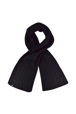 Womens Luxury Fleece Winter Scarf - Black