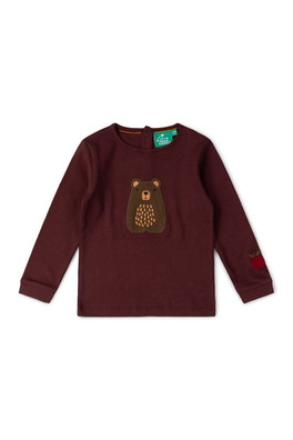 Bear Baby Kids 100% Organic Cotton LS Tee - Brown