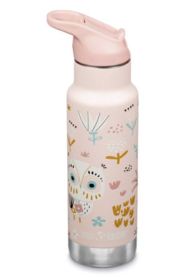 Kids Insulated 355ml Water Bottle – Flip Seal Cap - Owlet
