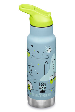 Kids Insulated 355ml Water Bottle – Flip Seal Cap - Launch Plan