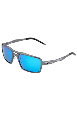 Orpheus Aluminum Polarized Sunglasses - Gunmetal/Blue