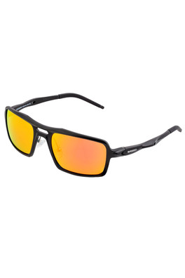 Orpheus Aluminum Polarized Sunglasses - Black/Red-Yellow