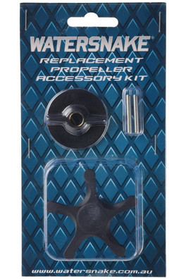 Watersnake Prop Propeller Nut Accessory Kit - Black