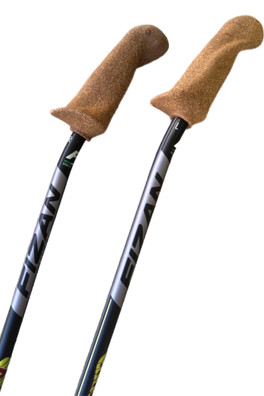Velocity Total Body Walking Poles 85cm-125cm - Black