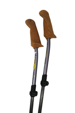 Carbon Pro Total Body Walking Poles 120-130cm - Black