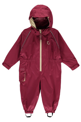 Toddler Waterproof Shell All in One Suits - Raspberry