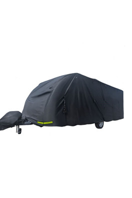 Breathable Waterproof 4Ply Caravan Cover - Black