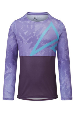 Spark Kids Lightweight Long Sleeve Trail Jersey - Purple