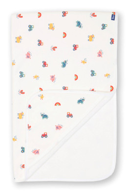 Baby 95% Cotton Cuddle Wrap - Old Macdonald