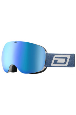 Omen Unisex Snow Goggles - White/Blue Fusion Mirror