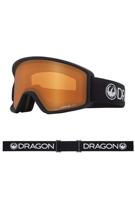 DXT OTG Youth Snow Goggles - Black/LL Amber