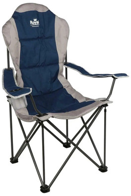 President Camping Chair - Blue/Grey