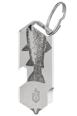 Shard DT 3-in-1 Keychain Multi-Tool - Silver Fish