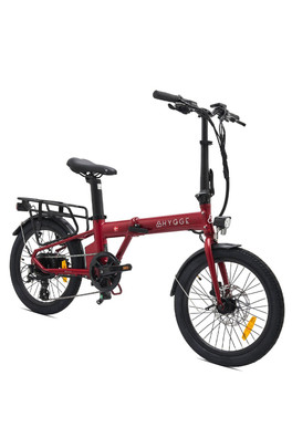 Virum 2025 Folding E-Bike - Sangria Red