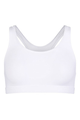 Womens Action Sports Bra - White